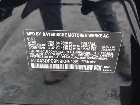 2022 BMW X3 sDrive30i