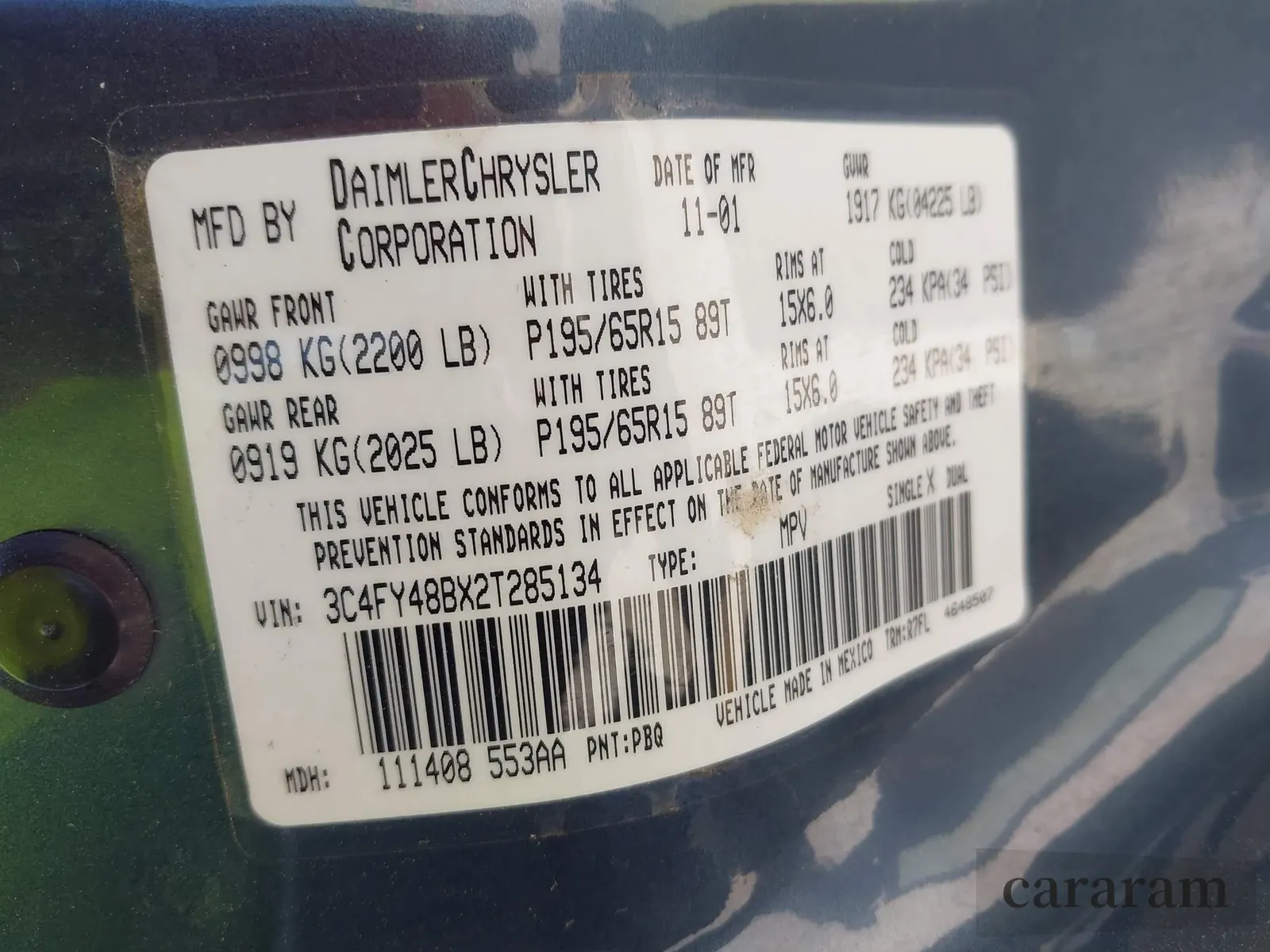 2002 Chrysler PT Cruiser