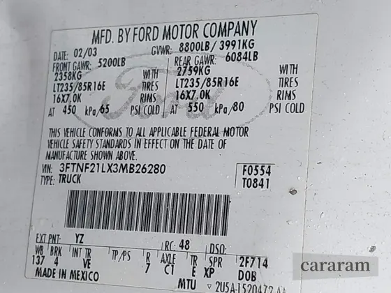 2003 Ford F-250 XL