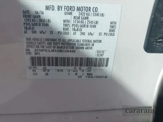 2016 Ford Edge SEL