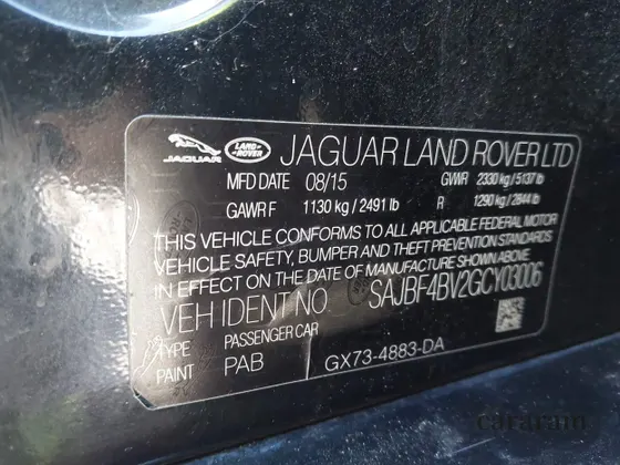 2016 Jaguar XF 35t R-Sport