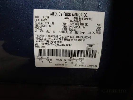 2020 Ford Explorer Platinum