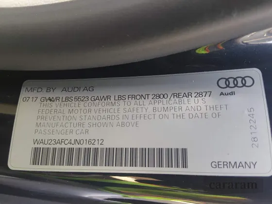 2018 Audi A7 Prestige