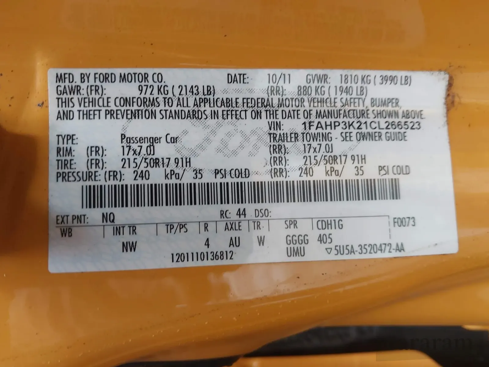 2012 Ford Focus SE