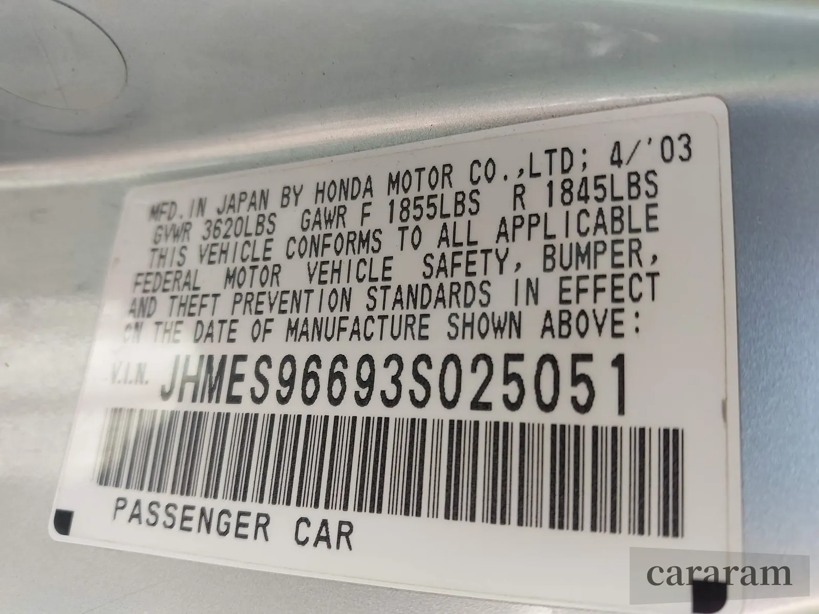 2003 Honda Civic Hybrid