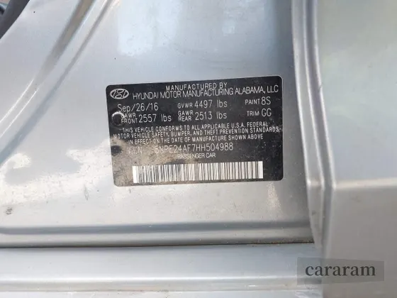 2017 Hyundai Sonata SE