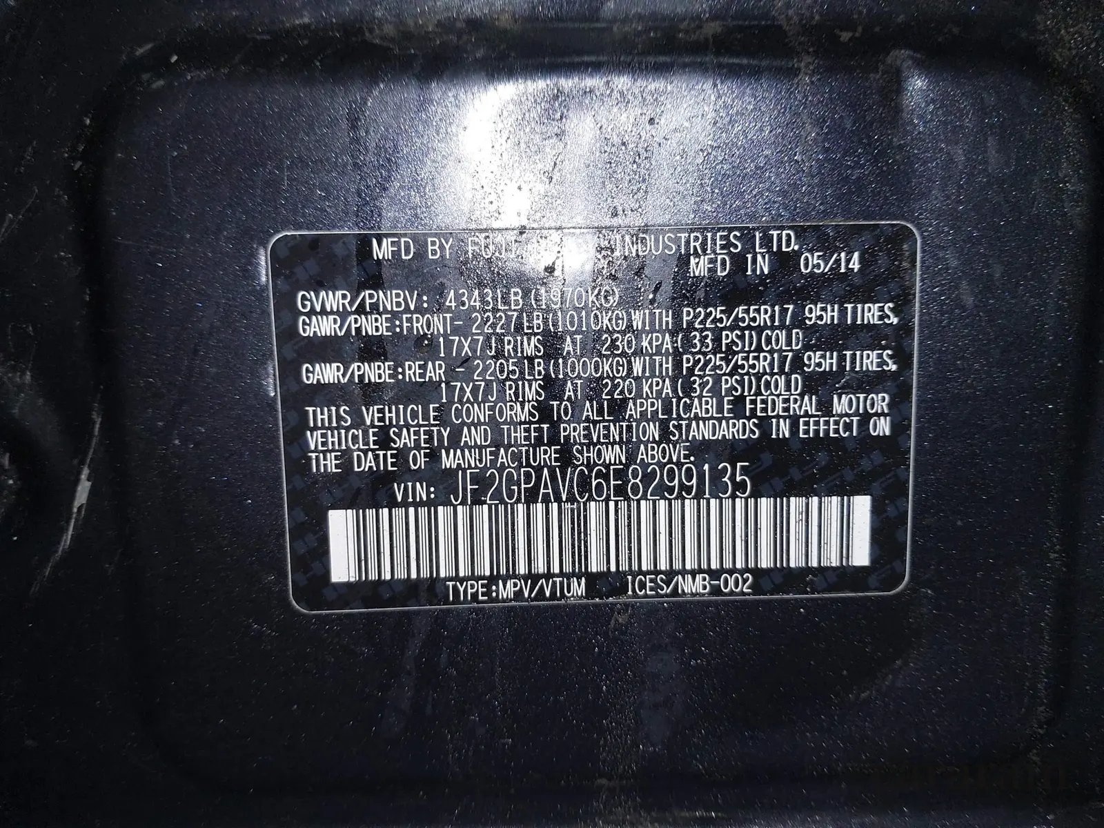 2014 Subaru Crosstrek Premium