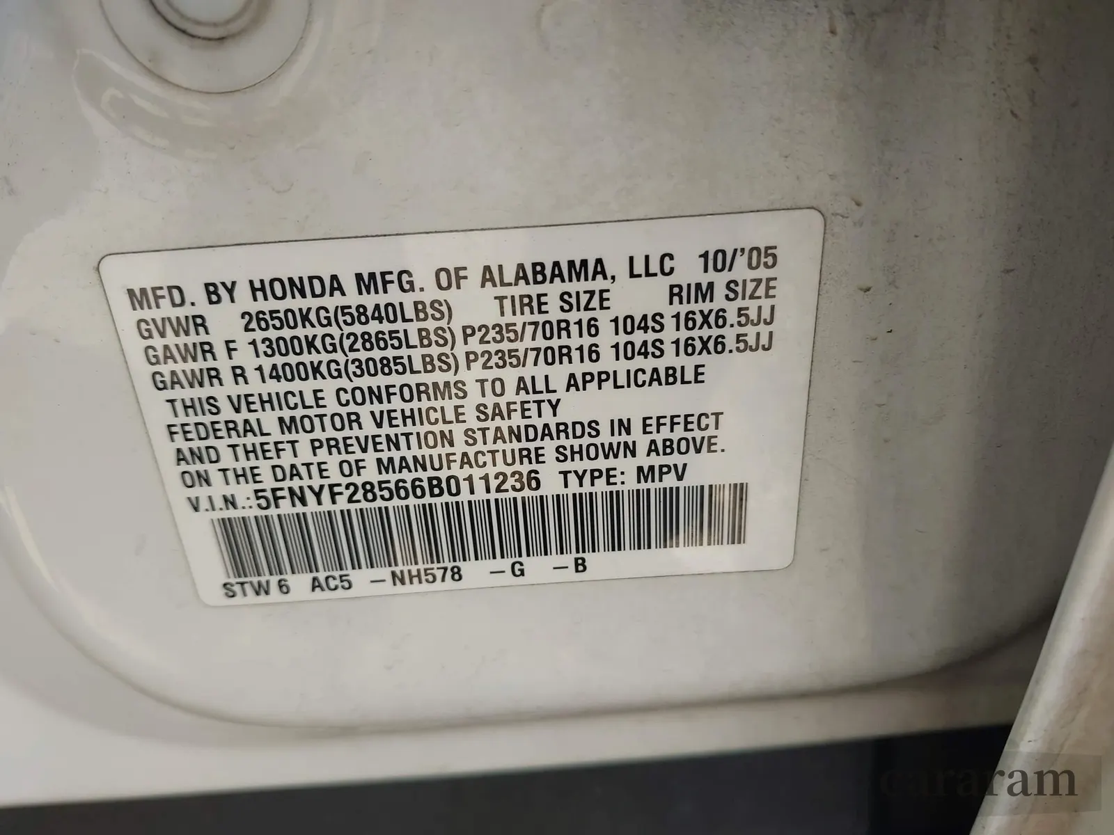 2006 Honda Pilot EX-L