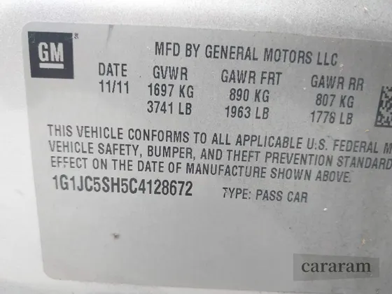 2012 Chevrolet Sonic LT