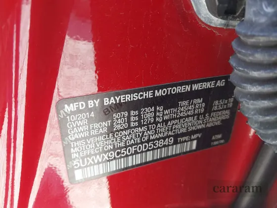2015 BMW X3 xDrive28i