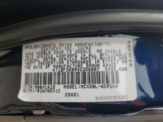 2004 Toyota Avalon XL