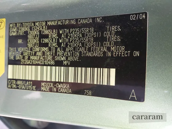 2004 Lexus RX 330