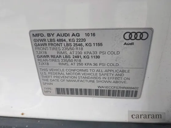 2017 Audi Q3 Premium
