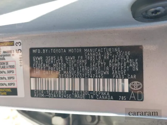2007 Toyota Corolla LE