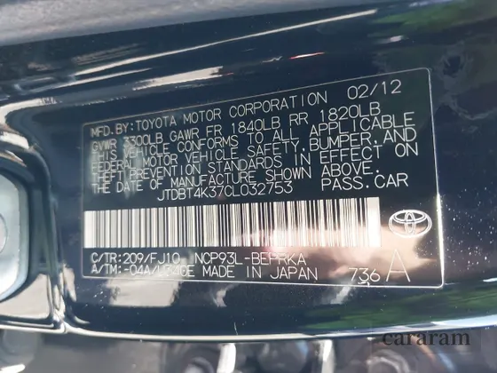 2012 Toyota Yaris