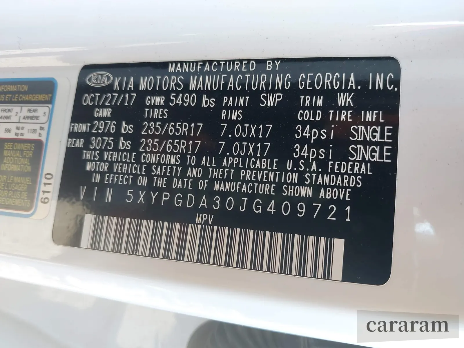 2018 Kia Sorento LX