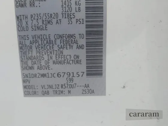 2018 Nissan Pathfinder S
