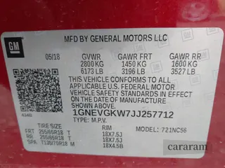2018 Chevrolet Traverse LT Cloth