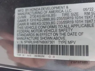 2022 Honda Odyssey Touring