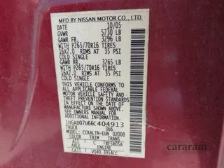 2006 Nissan Frontier SE