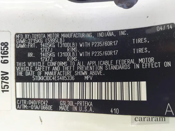 2014 Toyota Sienna LE AAS