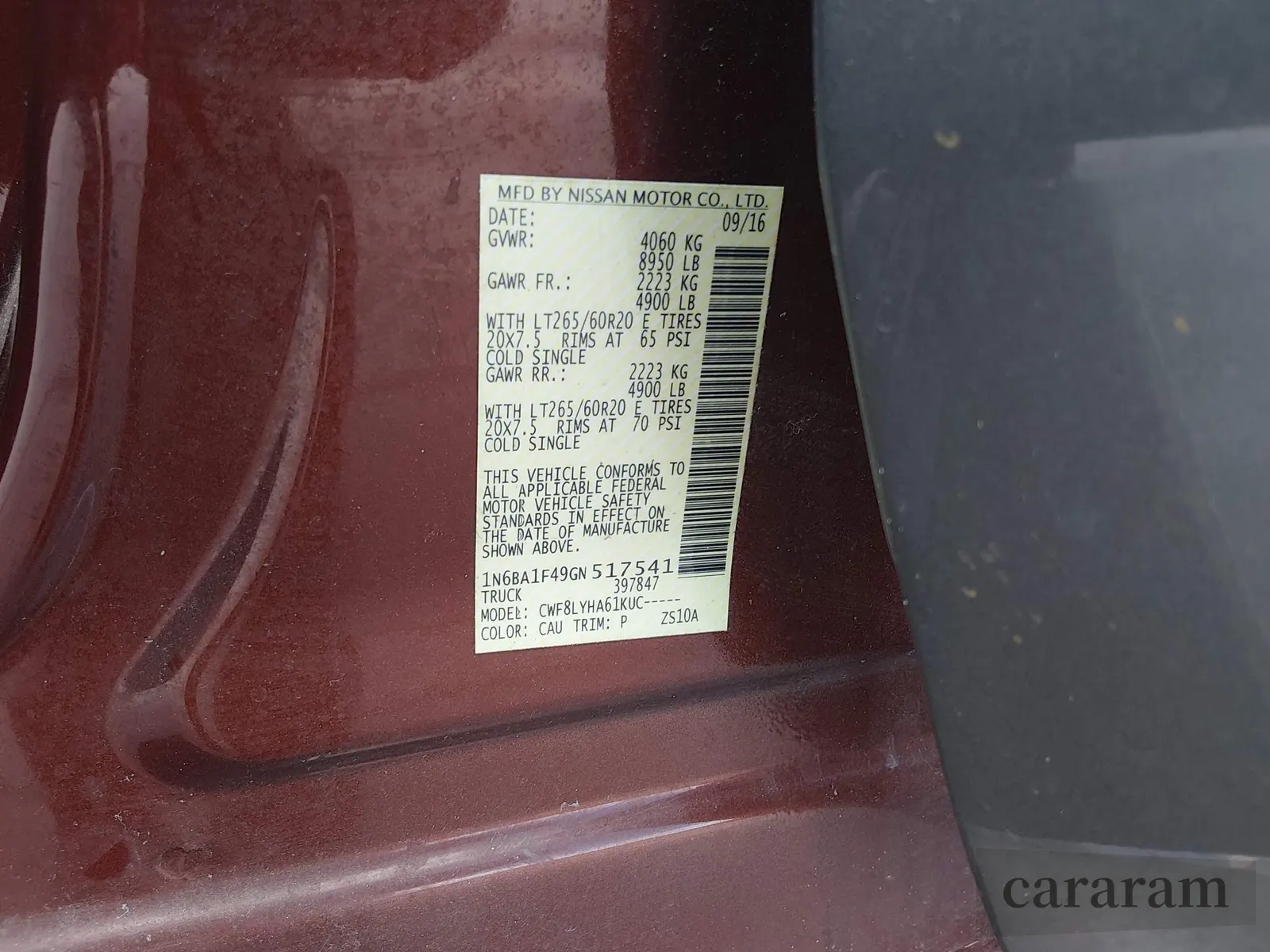 2016 Nissan Titan Platinum Reserve
