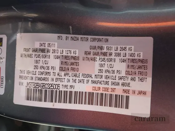 2011 Mazda CX-9 Sport