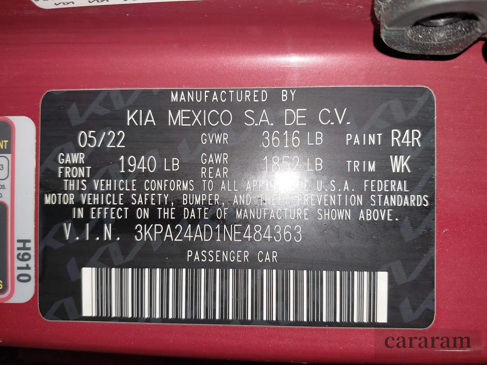 2022 Kia Rio S