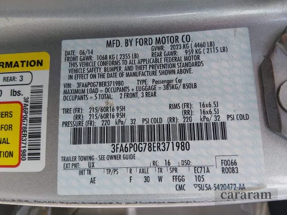 2014 Ford Fusion S