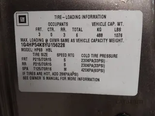 2000 Buick LeSabre Custom