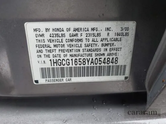 2000 Honda Accord EX