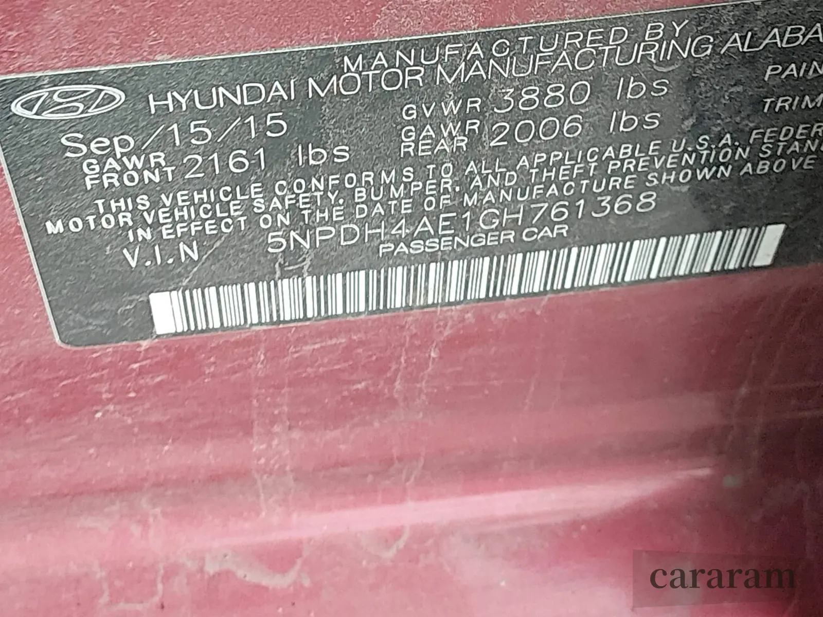 2016 Hyundai Elantra SE