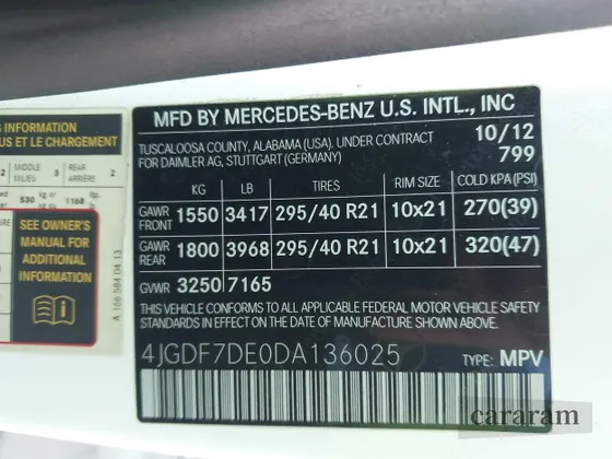 2013 Mercedes-Benz GL 550