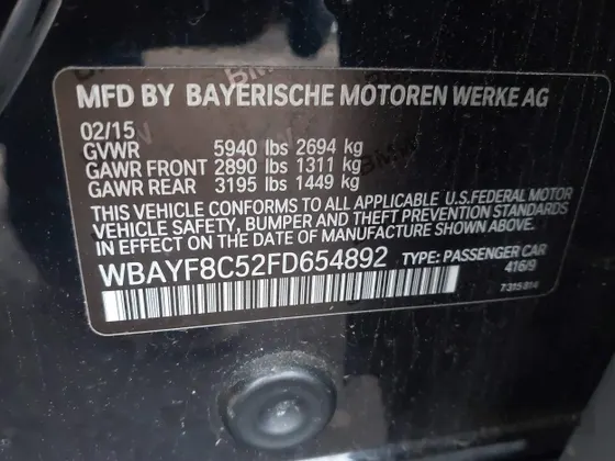 2015 BMW 7 Series 750Li xDrive