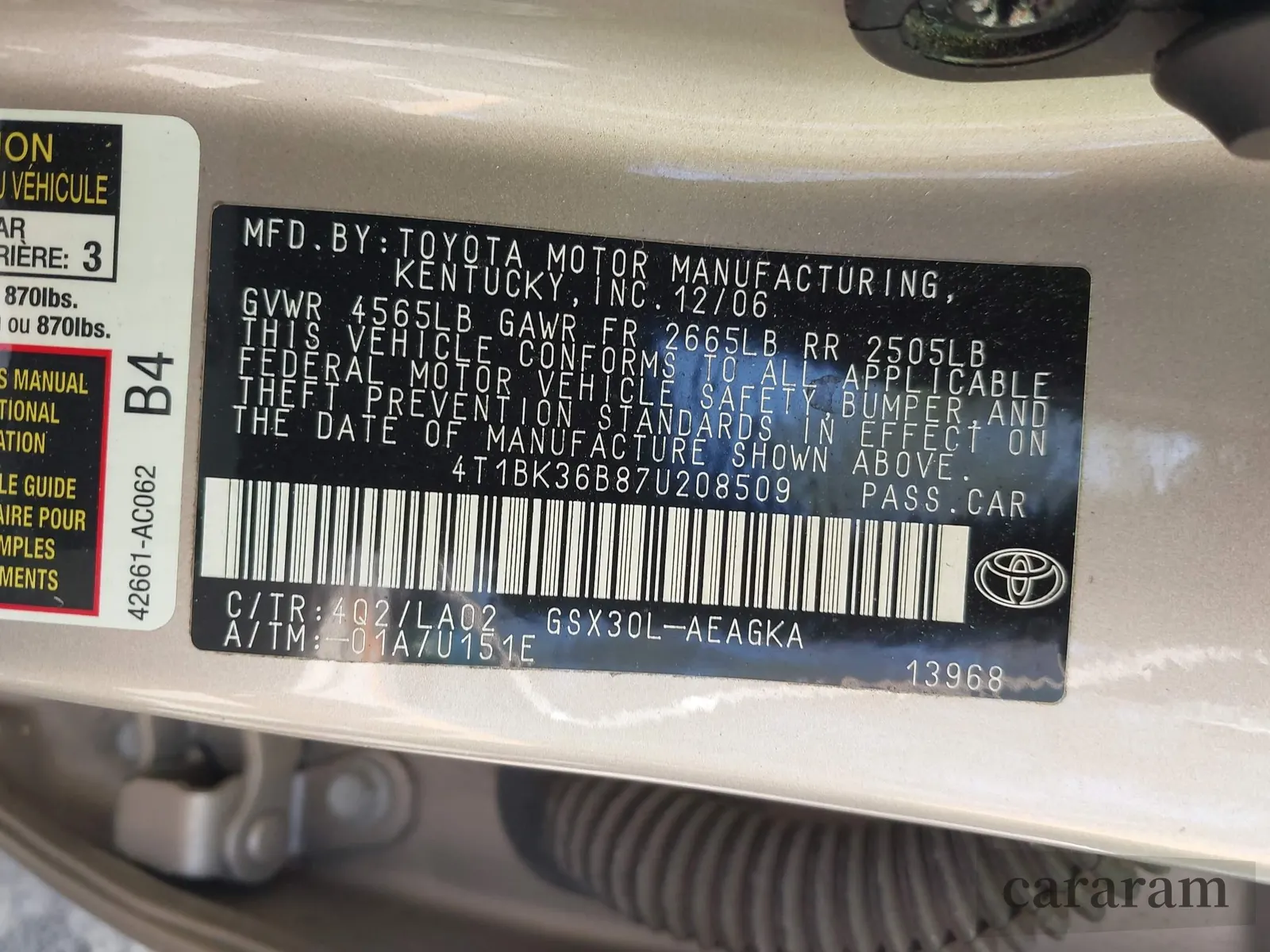 2007 Toyota Avalon XL