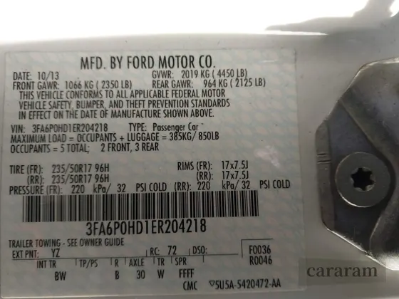2014 Ford Fusion SE