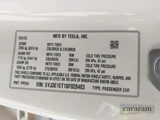 2025 Tesla Model 3 Performance