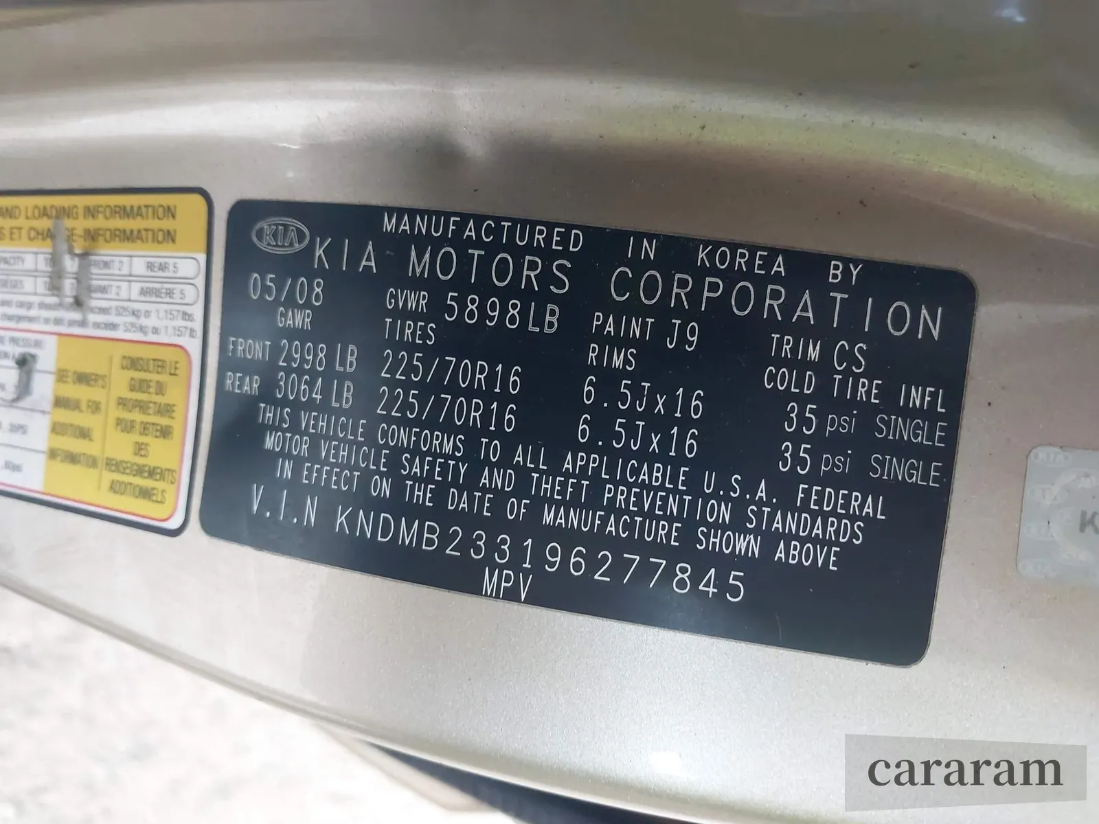 2009 Kia Sedona LX