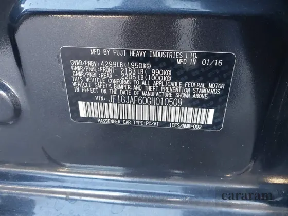 2016 Subaru Impreza Premium