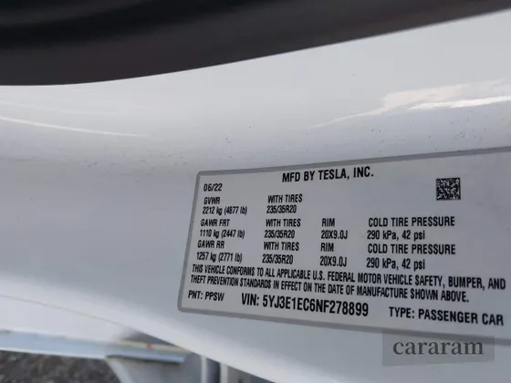 2022 Tesla Model 3 Performance