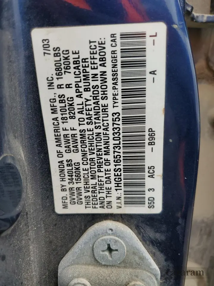 2003 Honda Civic LX