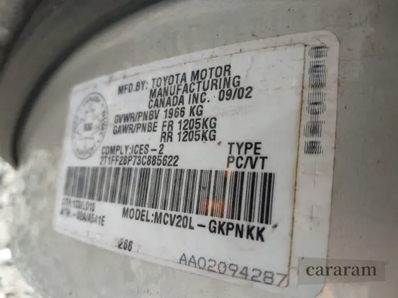 2003 Toyota Solara SE