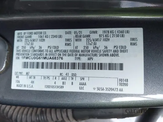 2021 Ford Escape SE