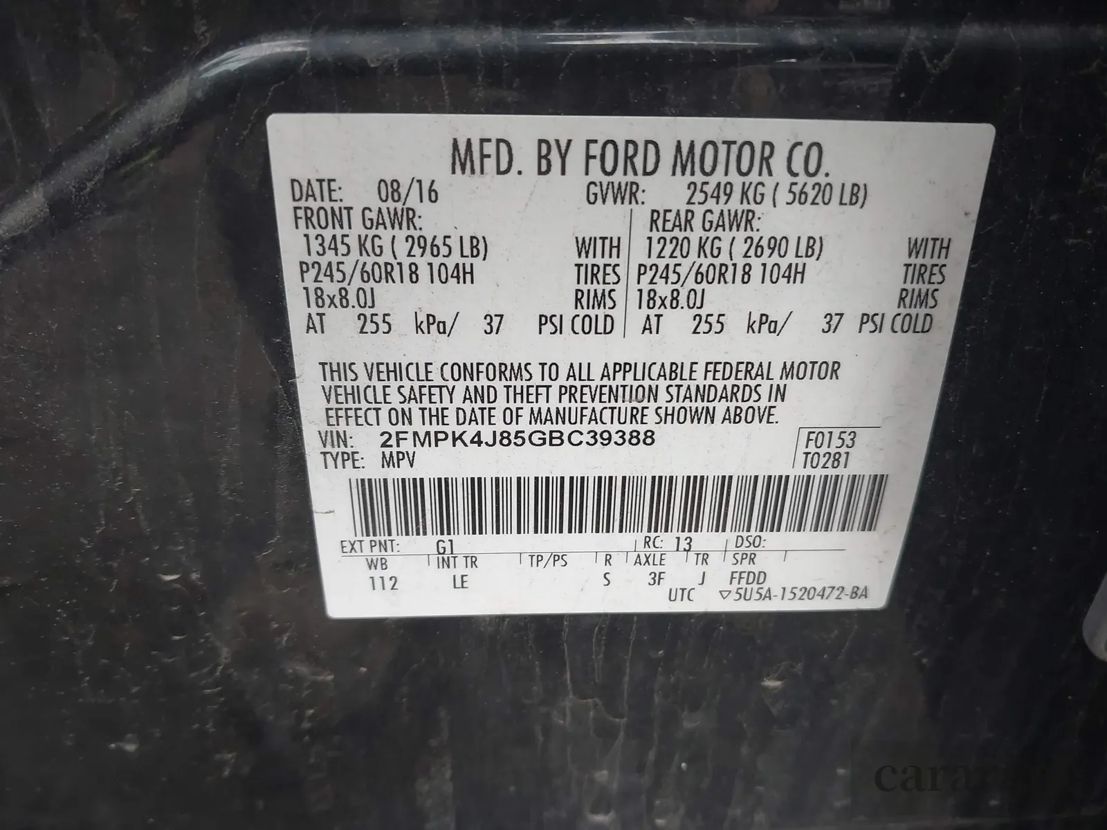 2016 Ford Edge SEL
