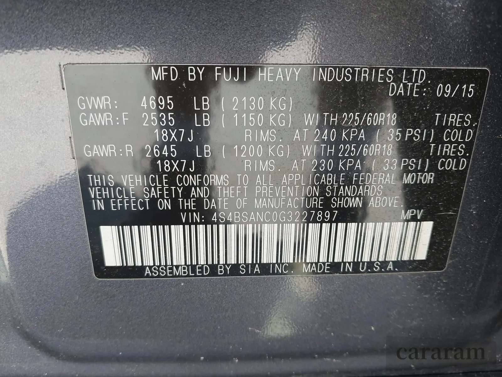 2016 Subaru Outback Limited
