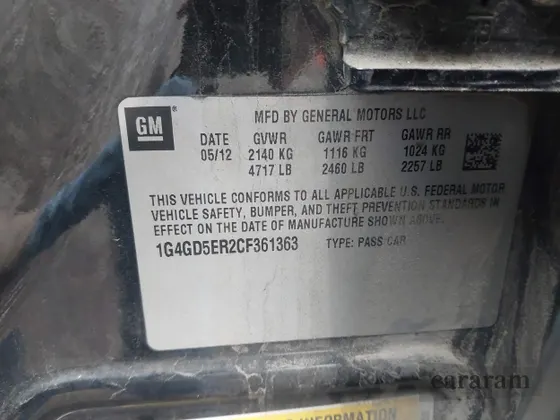 2012 Buick LaCrosse Premium 1