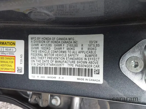 2024 Honda Civic EX