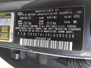 2020 Kia Optima LX