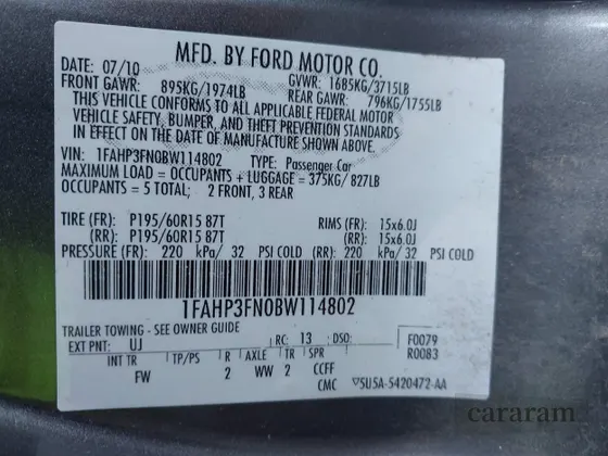 2011 Ford Focus SE