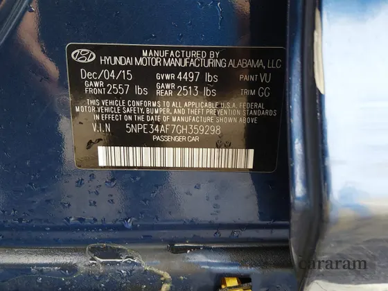 2016 Hyundai Sonata Limited